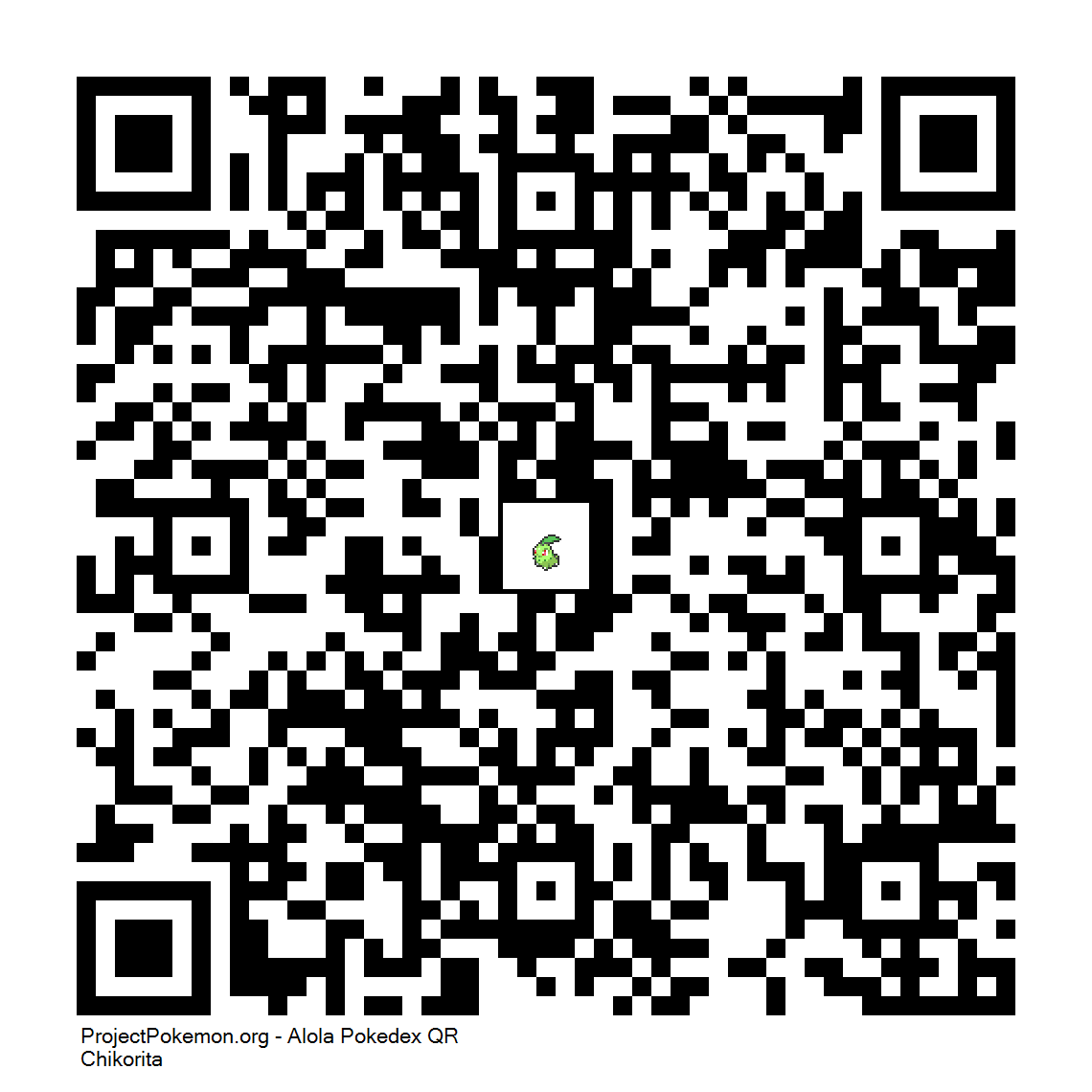 Cdigo QR de Chikorita
